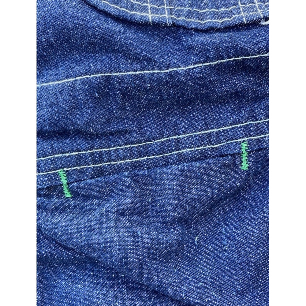 Vtg Big Smith Sanforized USA Made 1950s Denim Unlined Overalls Mens 44 x 30 - Picture 8 of 11